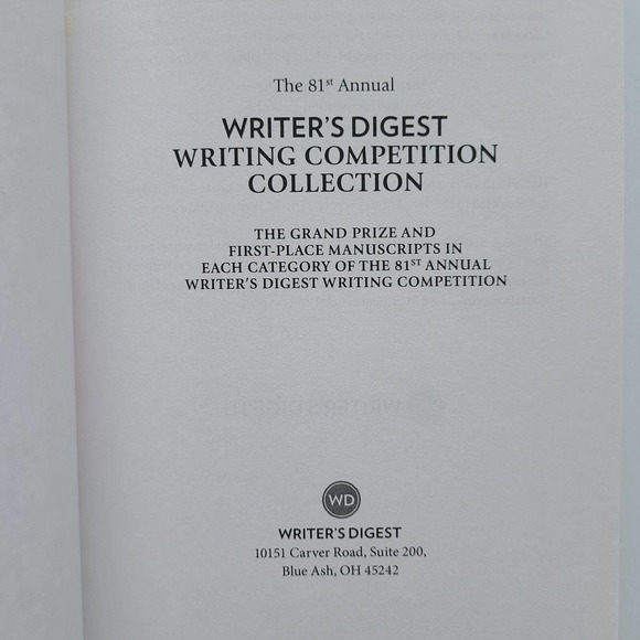 3 Books Writer's Digest Competition Collection 2012 2013 2015 81 82 84 - Picture 3 of 11
